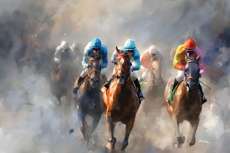 Equestrian Sport Art Print