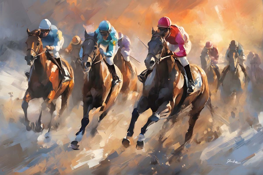 Equestrian Sport Art Print