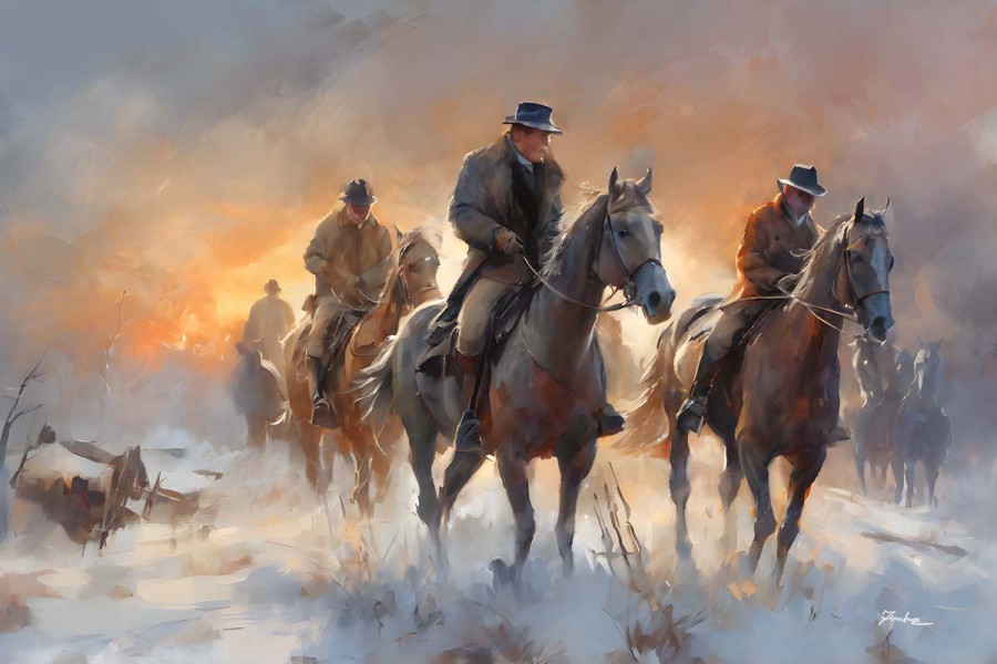 Working Horses Painting