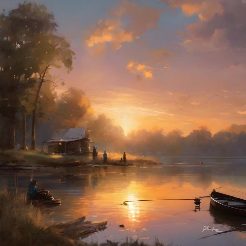 Wilderness lake scenes