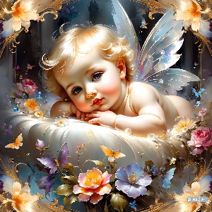 Divine cherubim artwork