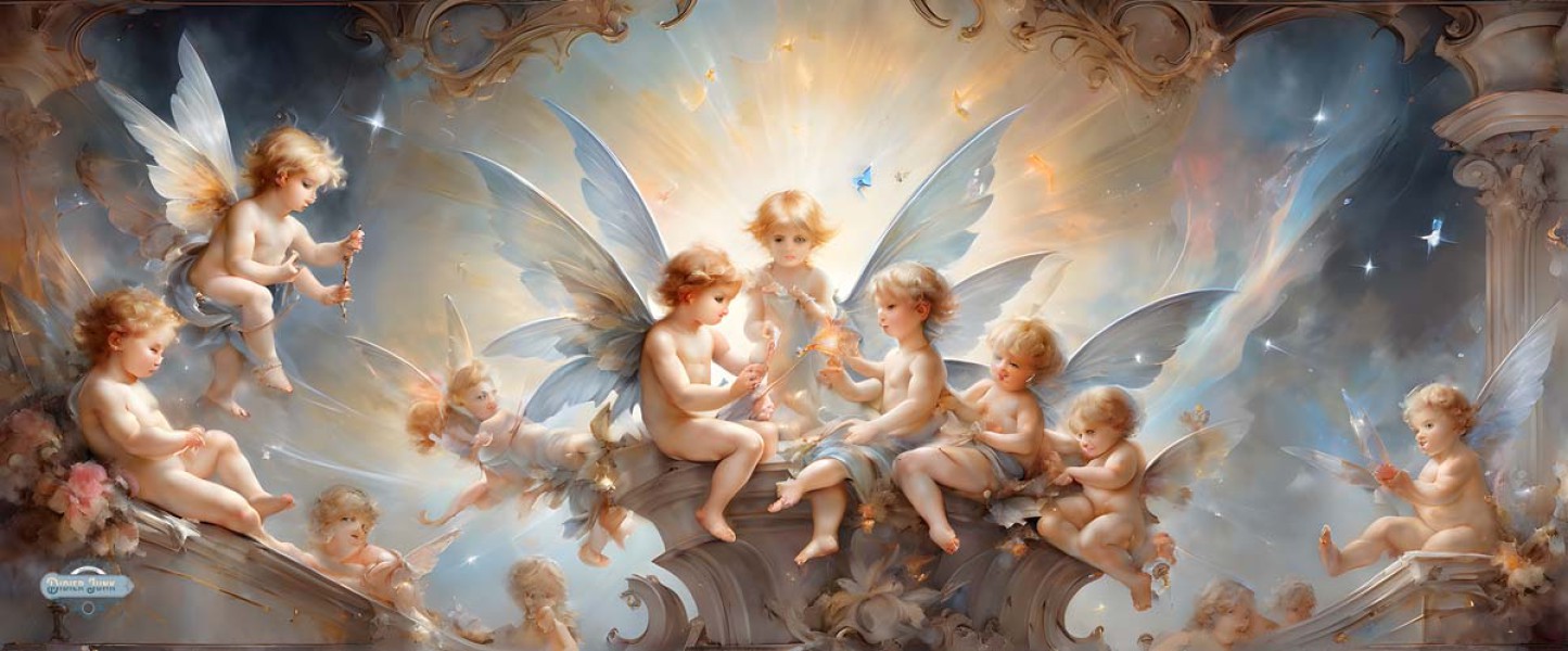 Celestial Beings Painting