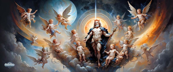 Celestial Beings Painting