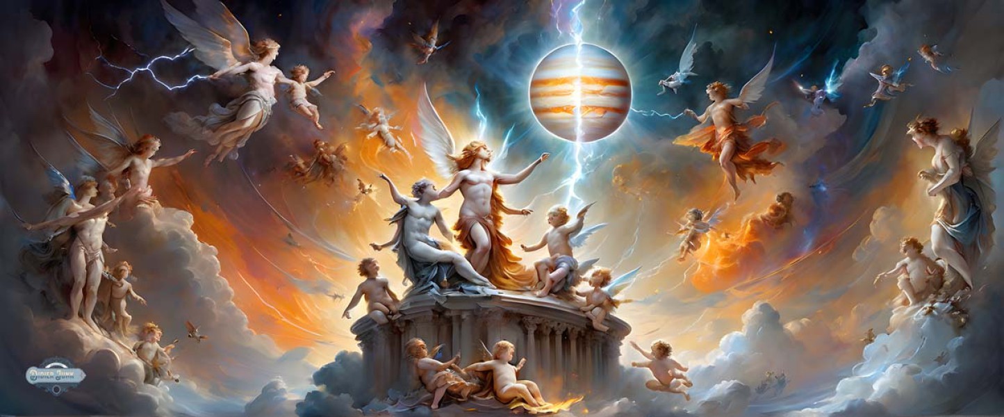 Celestial Beings Painting