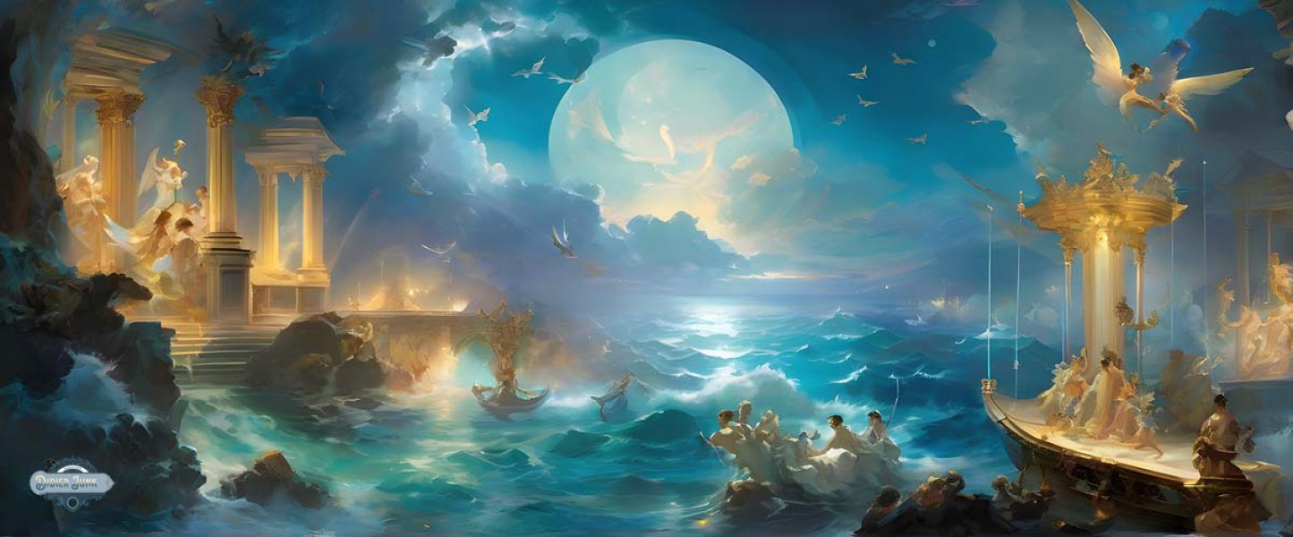 Celestial Beings Painting