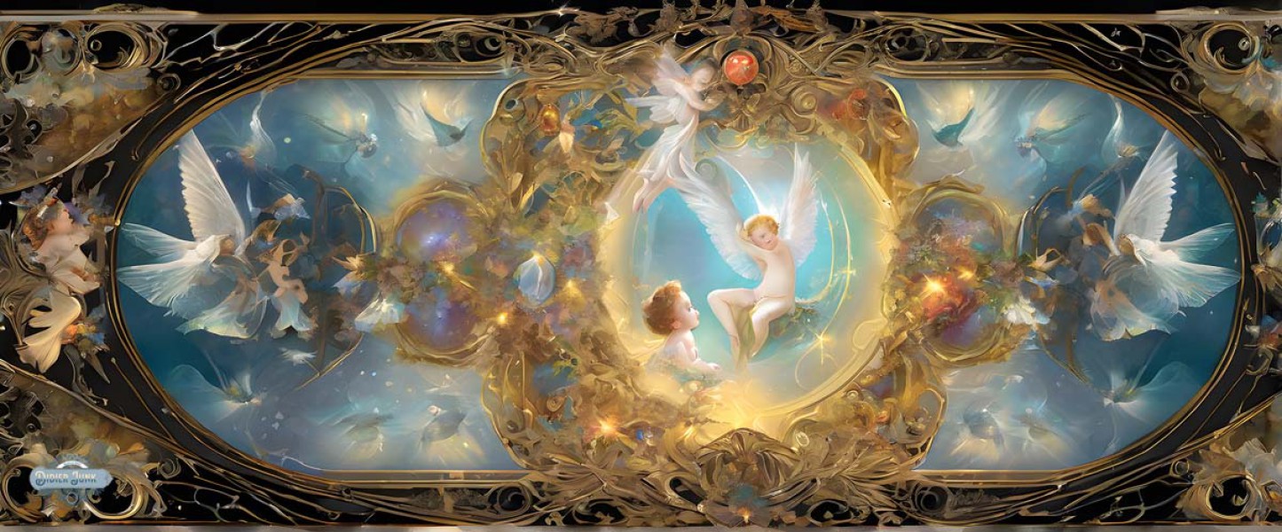 Celestial Beings Painting