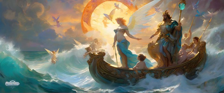 Celestial Beings Painting