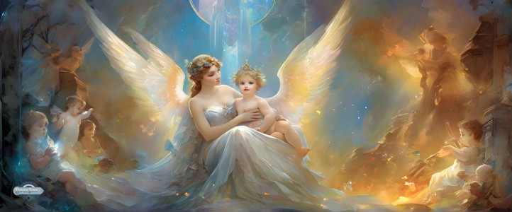 Celestial Beings Painting