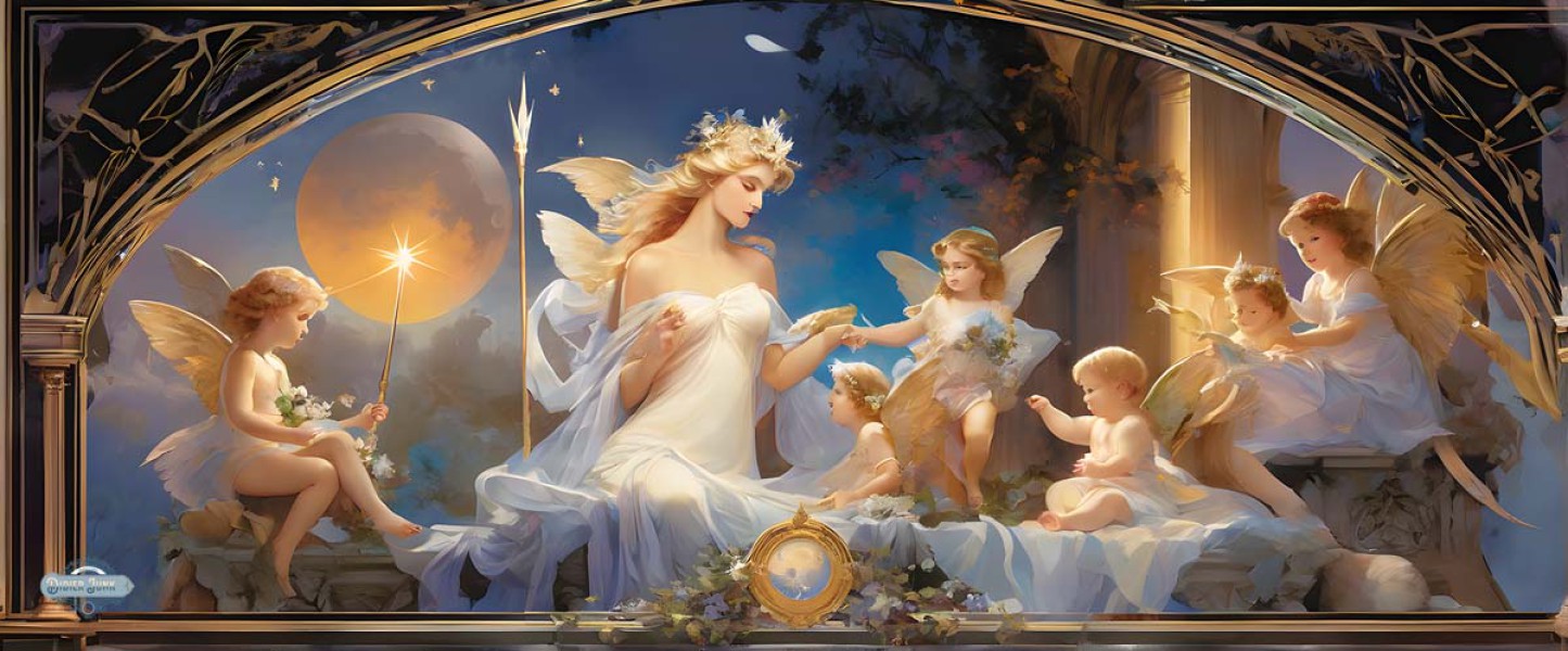 Celestial Beings Painting