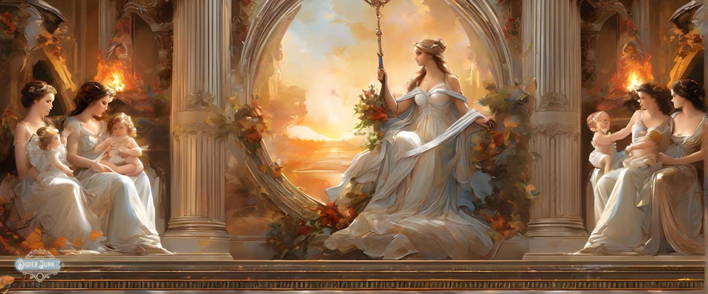 Celestial Beings Painting