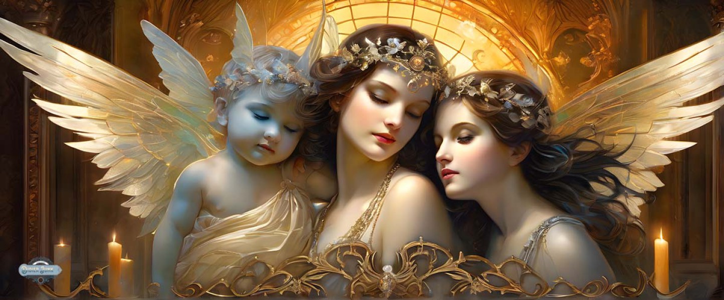 Celestial Beings Painting