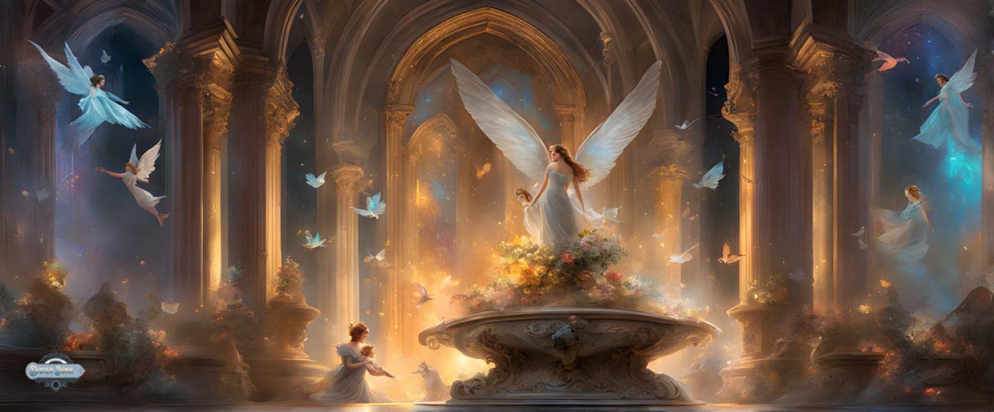 Celestial Beings Painting