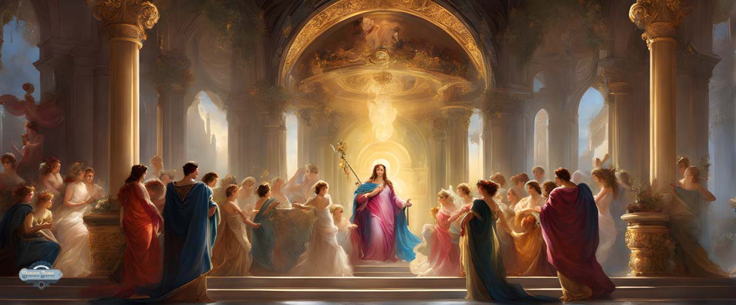 Celestial Beings Painting