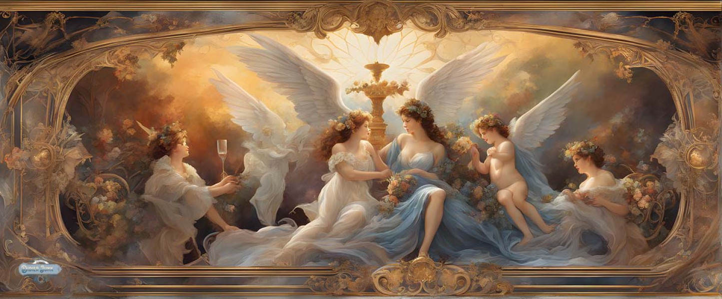 Celestial Beings Painting