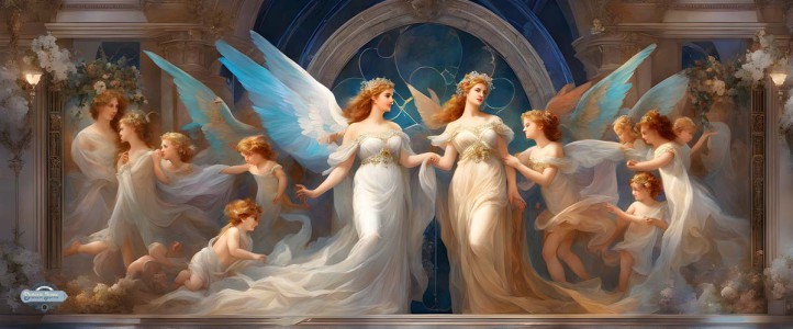 Celestial Beings Painting