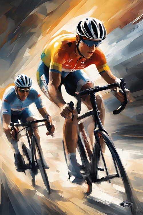 Tour de France vertical art