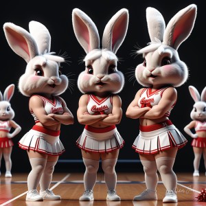 Anthropomorphic Rabbit Society Art