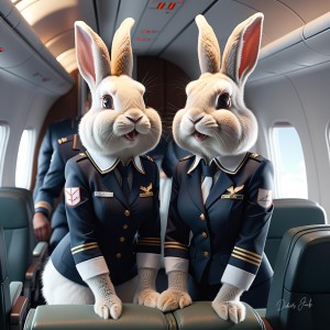 Anthropomorphic Rabbit Society Art