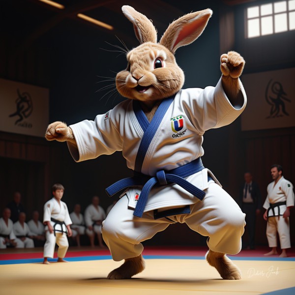 Anthropomorphic Rabbit Society Art