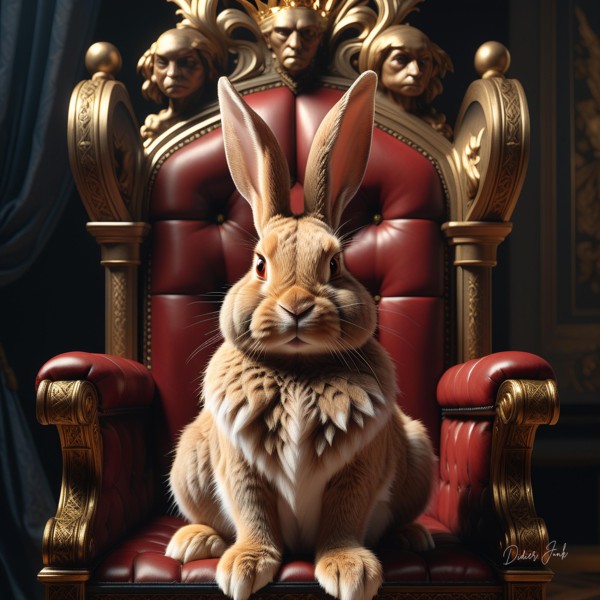Anthropomorphic Rabbit Society Art