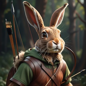 Anthropomorphic Rabbit Society Art